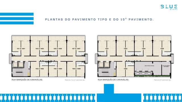 Blue Barra - Apartamento na Barra quarto/sala, 27 m² à venda por R$ 430.000,00