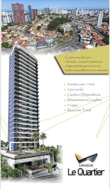 Unique Le Quartier - Apartamento no Caminho das Árvores com 3 suítes, 114 m² à venda por R$ 1.300.000,00