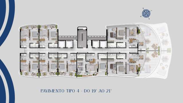 BEACH CLASS JAGUARIBE - Apartamentos de 1 e 2 suítes à venda a partir de R$ 339.000,00 em Jaguaribe