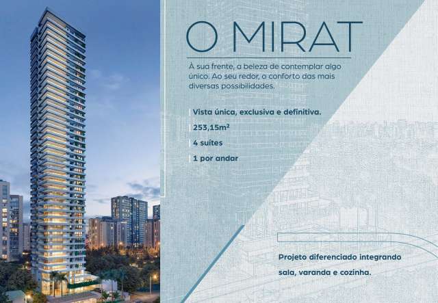 MIRAT MARTINS DE SÁ - APARTAMENTOS DE 4 SUÍTES À VENDA A PARTIR DE R$ 2.187.971,39 NO HORTO FLORESTAL