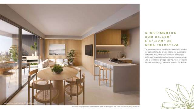 BLOOM HORTO FLORESTAL - APARTAMENTOS 2 E 3 SUÍTES À VENDA A PARTIR DE R$ 951.700,00