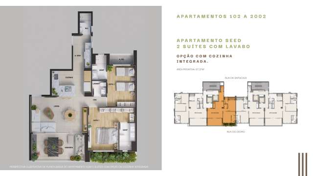 BLOOM HORTO FLORESTAL - APARTAMENTOS 2 E 3 SUÍTES À VENDA A PARTIR DE R$ 951.700,00