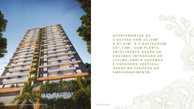 BLOOM HORTO FLORESTAL - APARTAMENTOS 2 E 3 SUÍTES À VENDA A PARTIR DE R$ 951.700,00