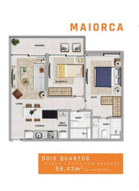 NAU BARRA LIFE STYLE - Aptº com  2 quartos, 59m² para alugar por R$6.500,00 - Barra, Salvador/BA.   