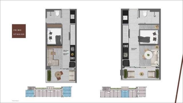 Alive Corredor da Vitória - Apartamento com 1 quarto,  de 27 m² à venda a partir de R$ 480.000,00