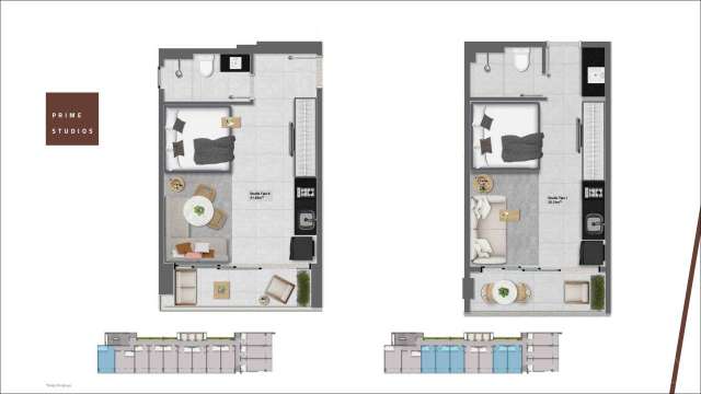 Alive Corredor da Vitória - Apartamento com 1 quarto,  de 27 m² à venda a partir de R$ 480.000,00