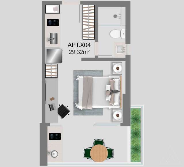 Urban Caminho das Árvores - Apartamento com 1 quarto, de 29m² à venda a partir de R$ 385.000,00