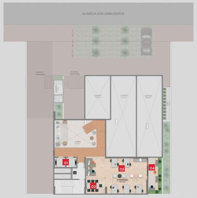 Urban Caminho das Árvores - Apartamento com 1 quarto, de 29m² à venda a partir de R$ 385.000,00