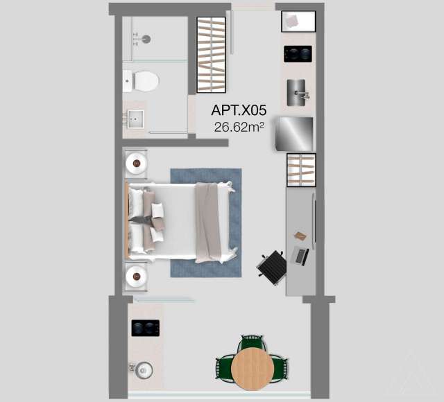 Urban Caminho das Árvores - Apartamento com 1 quarto, de 29m² à venda a partir de R$ 385.000,00