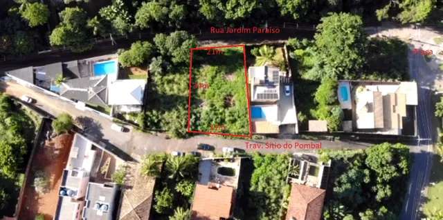 Terreno em Pituaçu com 1.230m² à venda por R$ 1.840.000,00