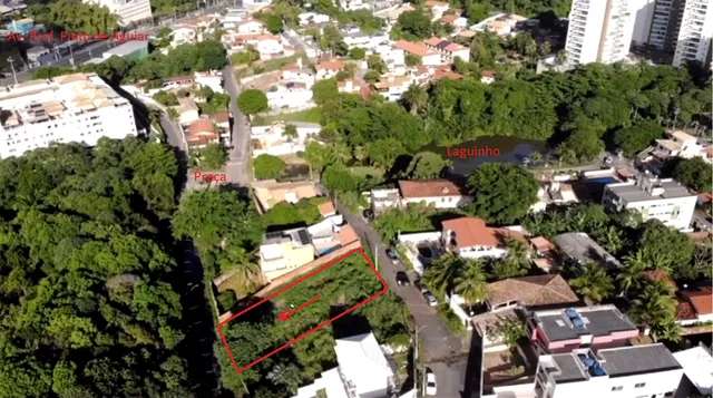 Terreno em Pituaçu com 1.230m² à venda por R$ 1.840.000,00