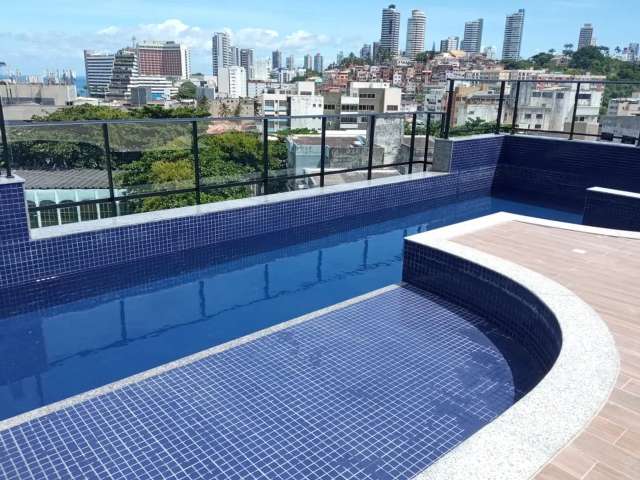 Apartamento na Ondina PORTEIRA FECHADA com 1 quarto, 45m² à venda por R$ 500.000,00