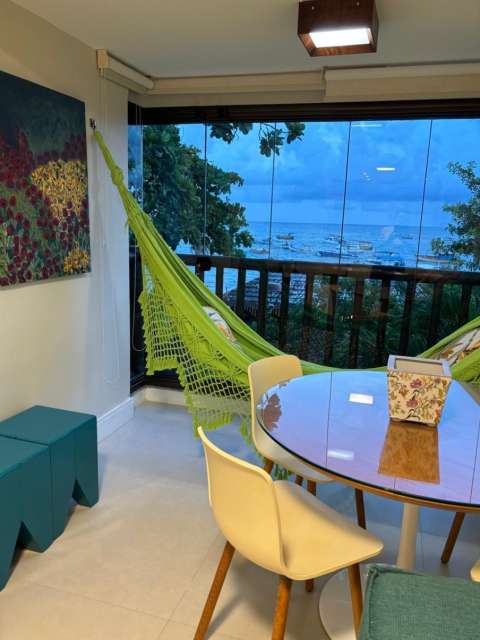 Apartamento Praia do Forte VISTA MAR com 1 quarto, 47m² à venda por R$ 1.600.000,00