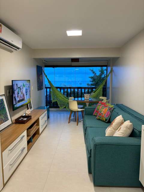 Apartamento Praia do Forte VISTA MAR com 1 quarto, 47m² à venda por R$ 1.600.000,00