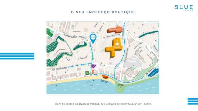 Blue Barra - Apartamento na Barra quarto/sala,  à venda por R$ 550.000,00 - Salvador/BA